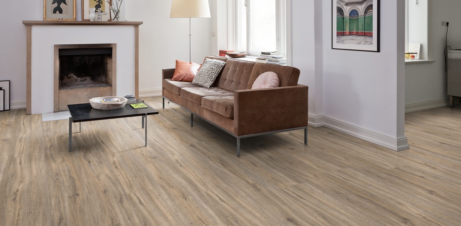HARO Vinylboden Steineiche creme Landhausdiele XL 4-seitige V-Fase | DISANO Sonderedition-4018427433987