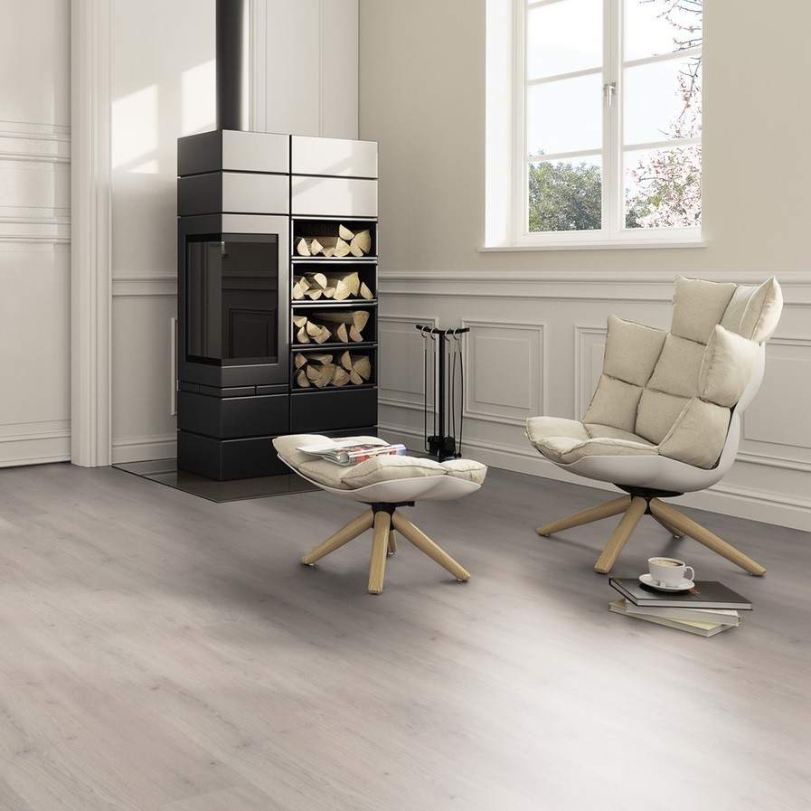 TER HÜRNE Vinylboden Eiche Stockholm beige Lange Landhausdiele A04a | Pure Choice | 18 m²-4012853119637