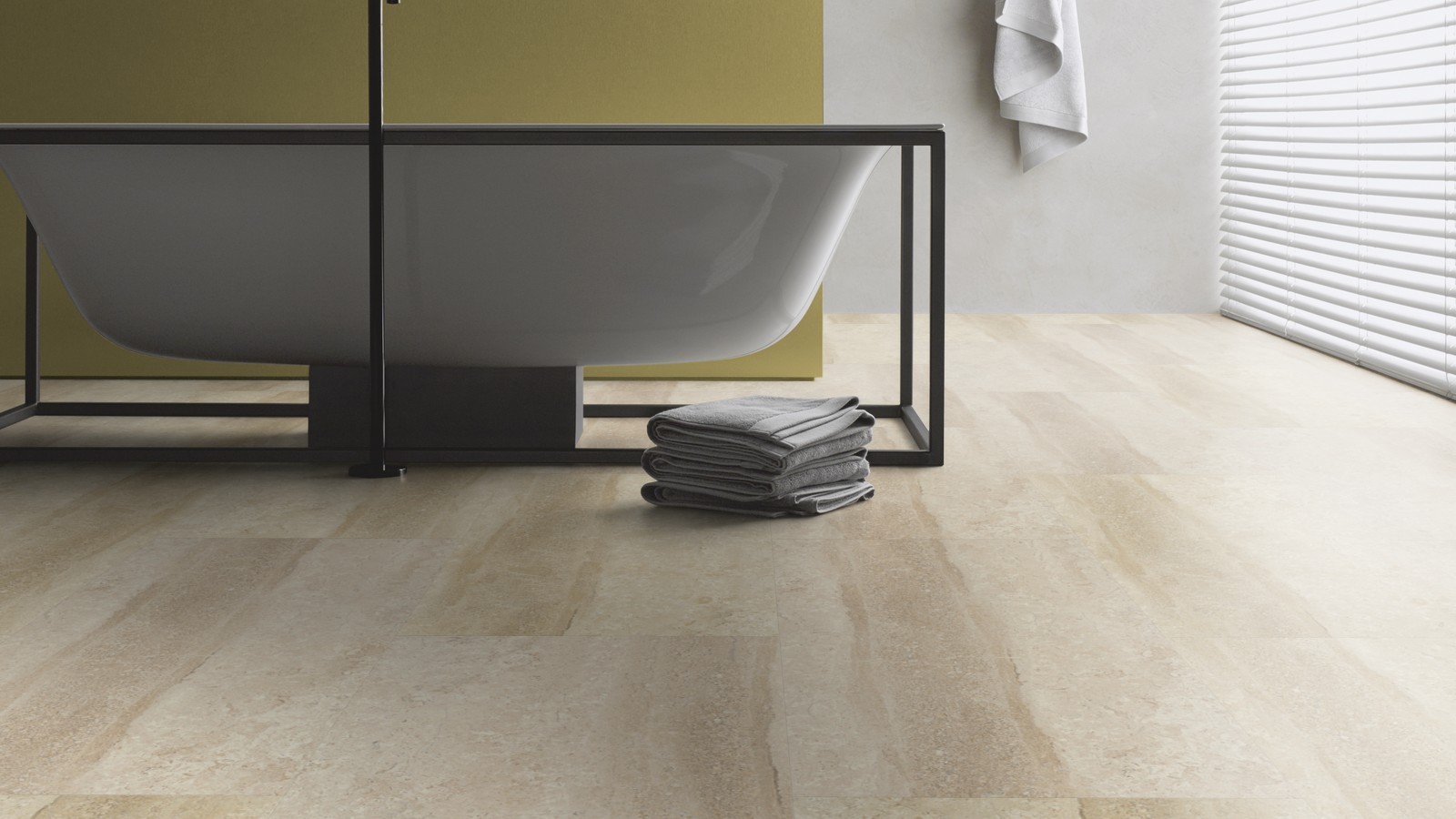 TER HÜRNE Vinylboden Stein Nizza hellbeige Naturstein J03 | Stone Choice Compact-4012853128639