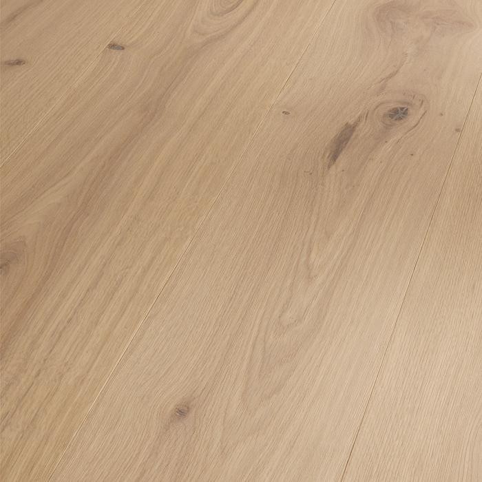 Eiche matt weiss lackversiegelt Landhausdiele mit Mini-V-Fuge: 13,5 m²-4014809159964