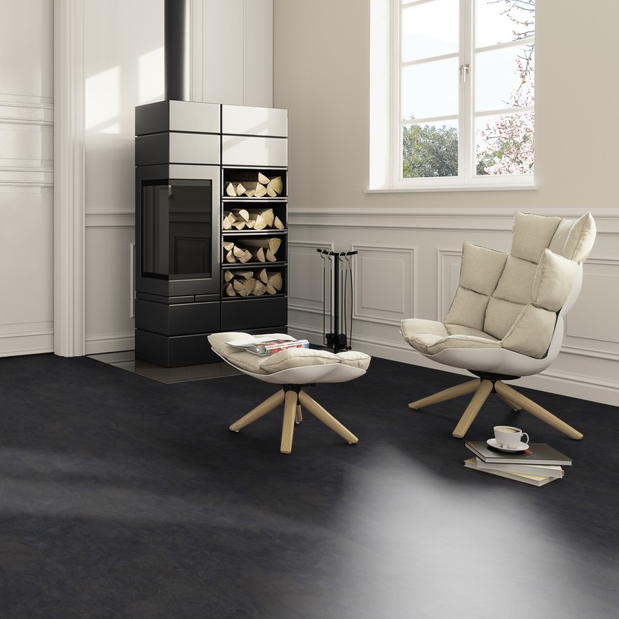 TER HÜRNE Vinylboden Stein Samos anthrazit J10 | Stone Choice Perform | 2. Wahl | 7 m²-4012853140037