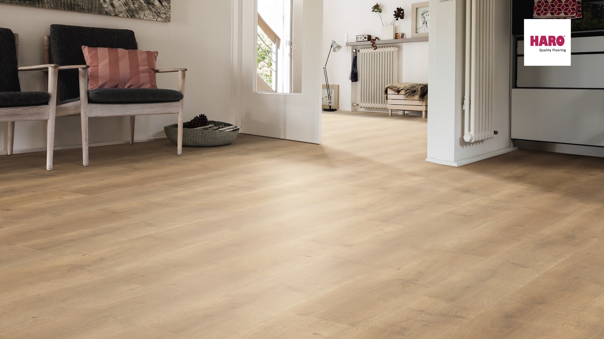 HARO Laminat Eiche Modena soft matt Landhausdiele | Sonderedition | 2.Wahl | 15 m²-4018427447830