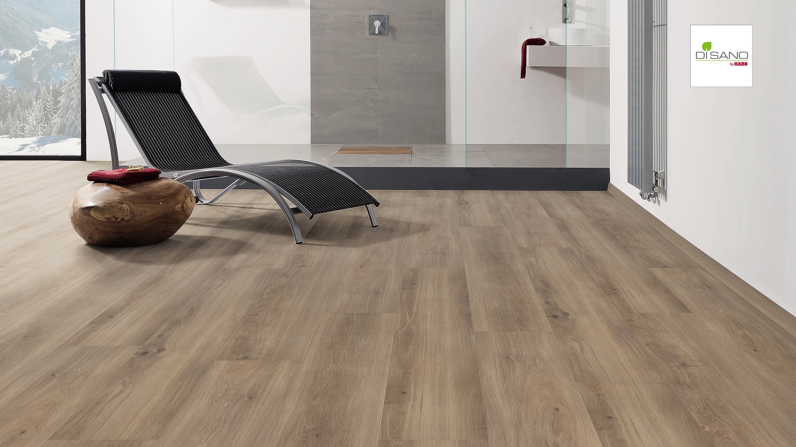 HARO Designboden Tabakeiche Landhausdiele XL | DISANO Classic Aqua | 2. Wahl | 33 m²-4018427415037