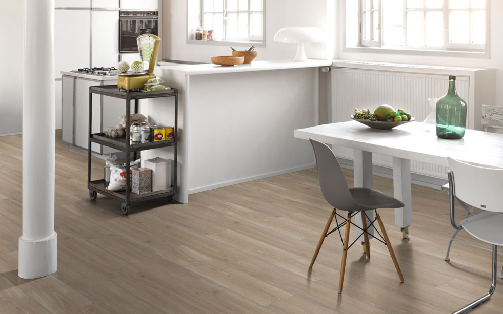 PARADOR Laminat Eiche Skyline perlgrau Landhausdiele 4-seitige V-Fuge | Hydron 600 | 2. Wahl-4014809240617