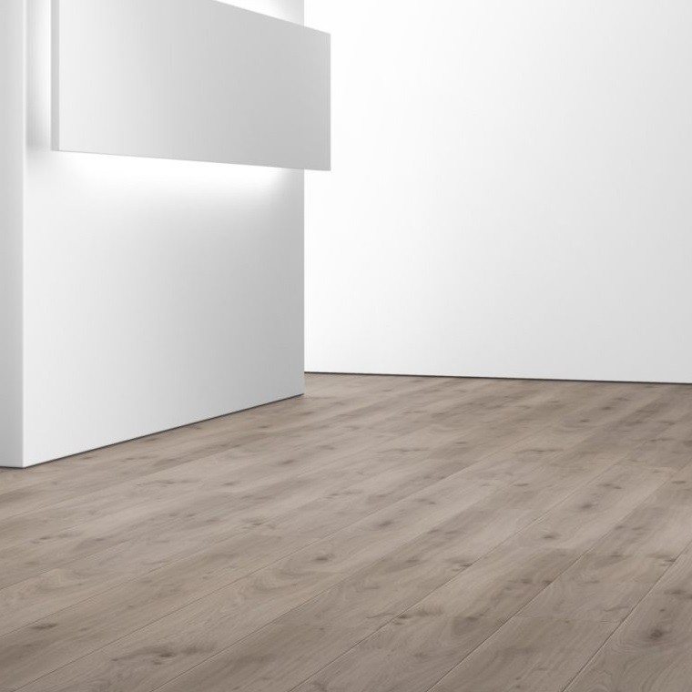 Vinyl Eiche Elegant grau Holzstruktur Landhausdiele | Eco Balance PUR | 33 m²-