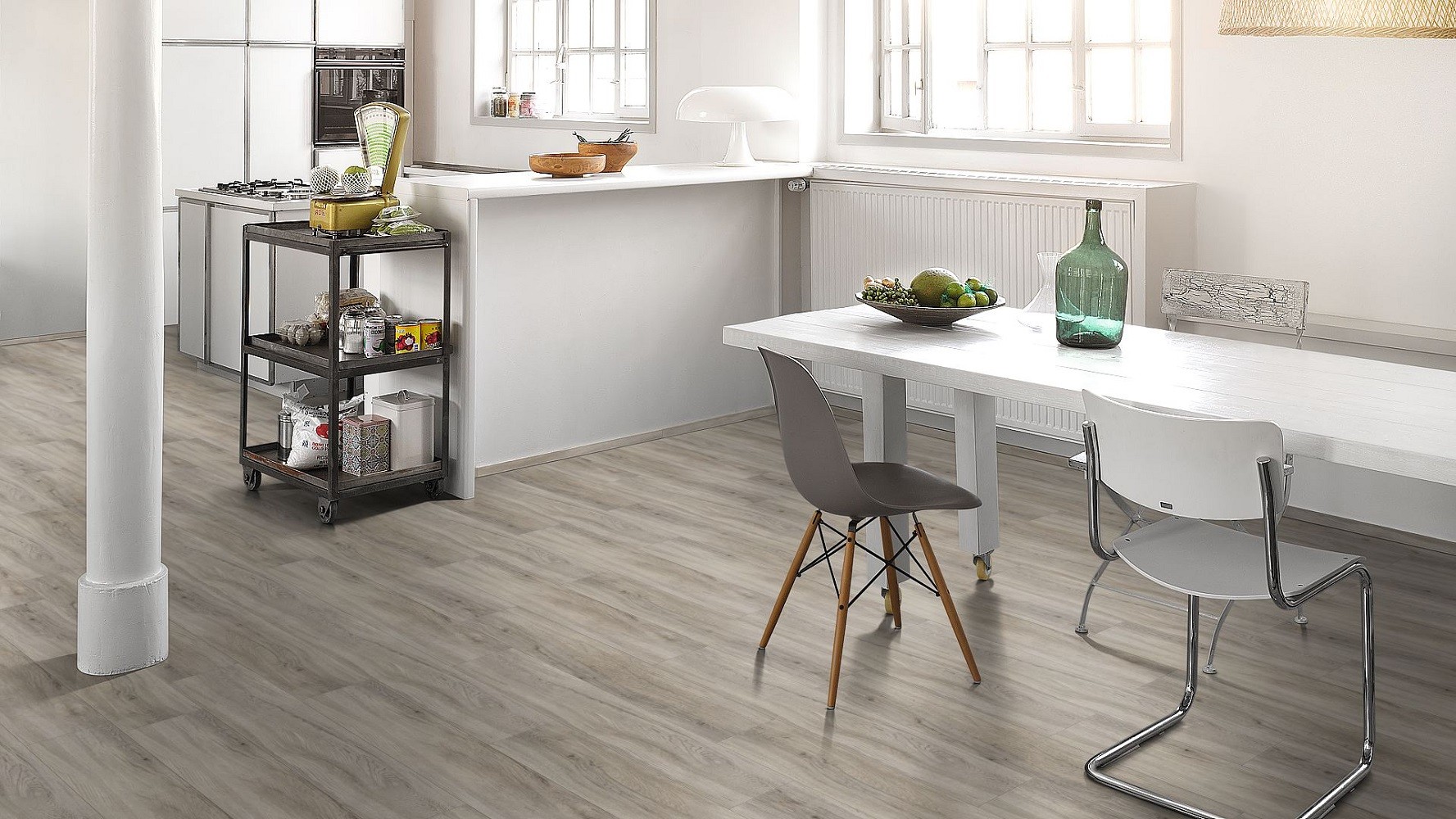 PARADOR Vinylboden Eiche pastellgrau Landhausdiele Holzstruktur | Basic 30 | 14 m²-4014809160298 guenstig bei bodenverkauf.de kaufen PARADOR Vinylboden Eiche pastellgrau Landhausdiele Holzstruktur | Basic 30 | 14 m²-4014809160298