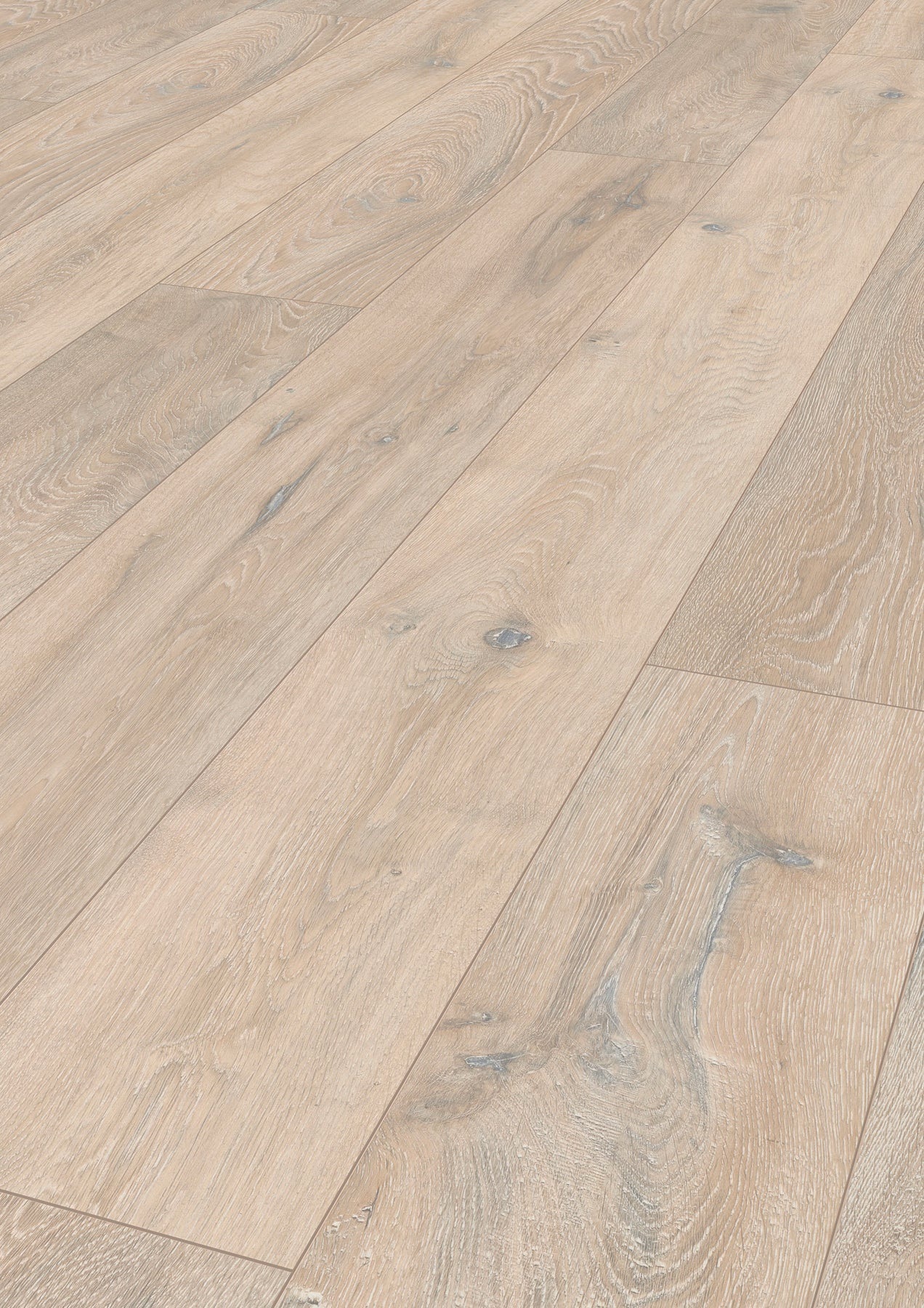 TER HÜRNE Laminat Eiche mondgrau Landhausdiele lang 4-seitige V-Fuge H01 | Grand Line-4012853095054