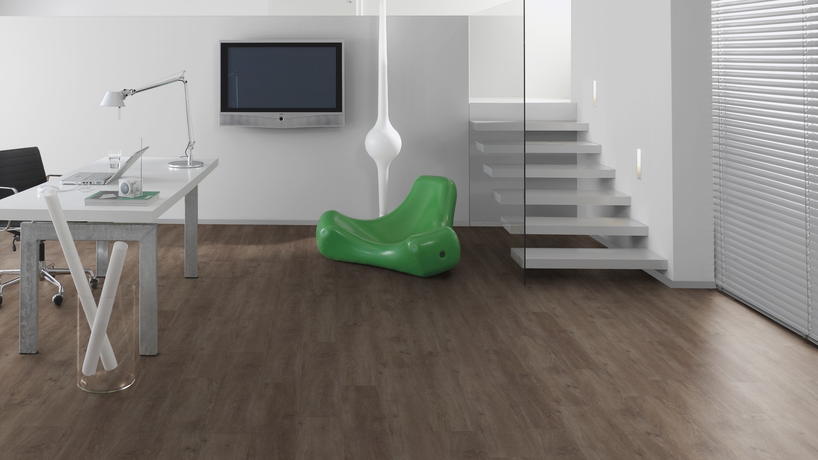 TER HÜRNE Vinylboden Eiche Canberra graubraun Landhausdiele I06 | Straight Choice Compact | 10 m²-4012853110955