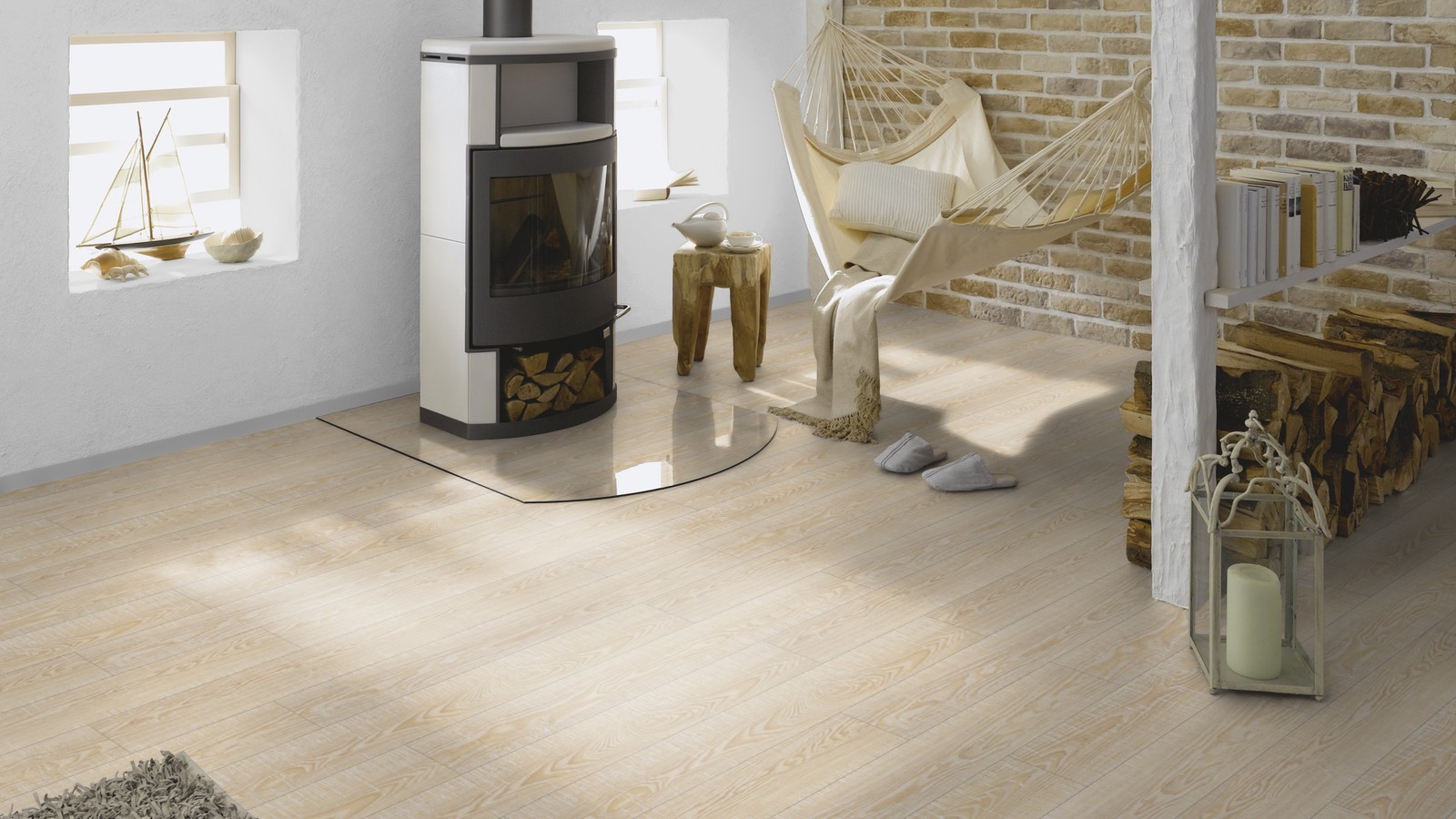 TER HÜRNE Vinylboden Eiche Sylt beige Landhausdiele | Bright Choice | 16 m²-4012853110757