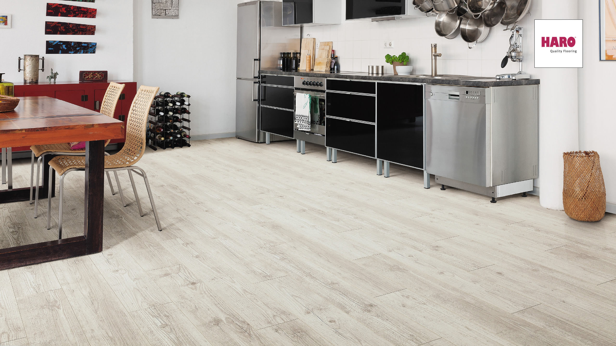 HARO Laminat Historic Pine Landhausdiele 4V | Tritty 75 | 2.Wahl | 11 m²-4018427376925