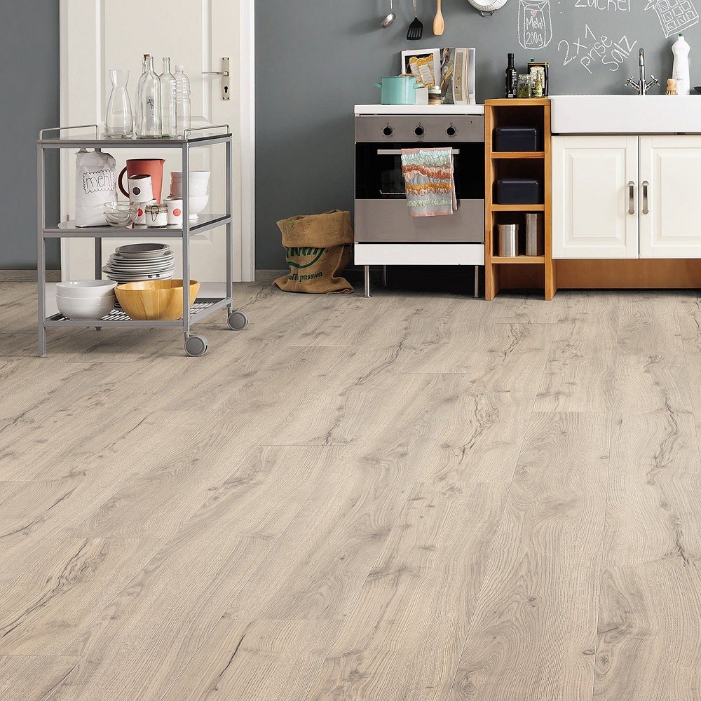 HARO Laminat Alpineiche grau authentic matt Landhausdiele 4V | Tritty 100 Gran Via | 2.Wahl | 10,5 m-4018427325787