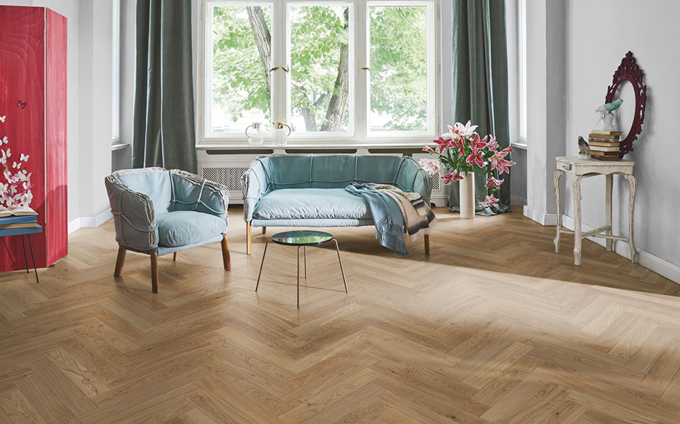 PARADOR Parkett Eiche cream Living Fischgrät lackversiegelt matt Minifase | Trendtime 3 | 2. Wahl-4014809197102 guenstig bei bodenverkauf.de kaufen PARADOR Parkett Eiche cream Living Fischgrät lackversiegelt matt Minifase | Trendtime 3 | 2. Wahl-4014809197102