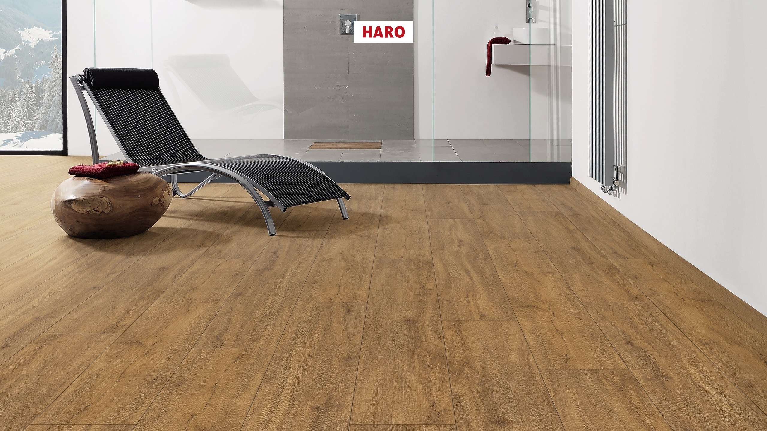 HARO Designboden Bergeiche Landhausdiele XL V-Fase | DISANO ClassicAqua | 2. Wahl | 16,5 m²-4018427506841