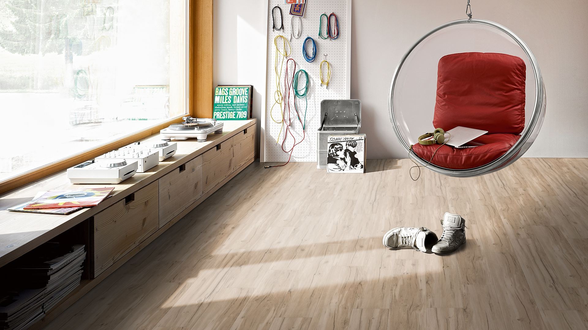 PARADOR Vinylboden Eiche Memory geseift Landhausdiele Authentische Struktur | Classic 2030 | 31 m²-4014809160380