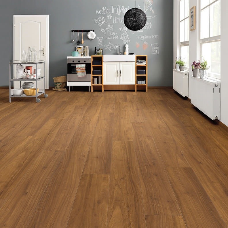 HARO Laminat Afromosia strukturiert Landhausdiele | Tritty 100 Gran Via | 2.Wahl-4018427325848