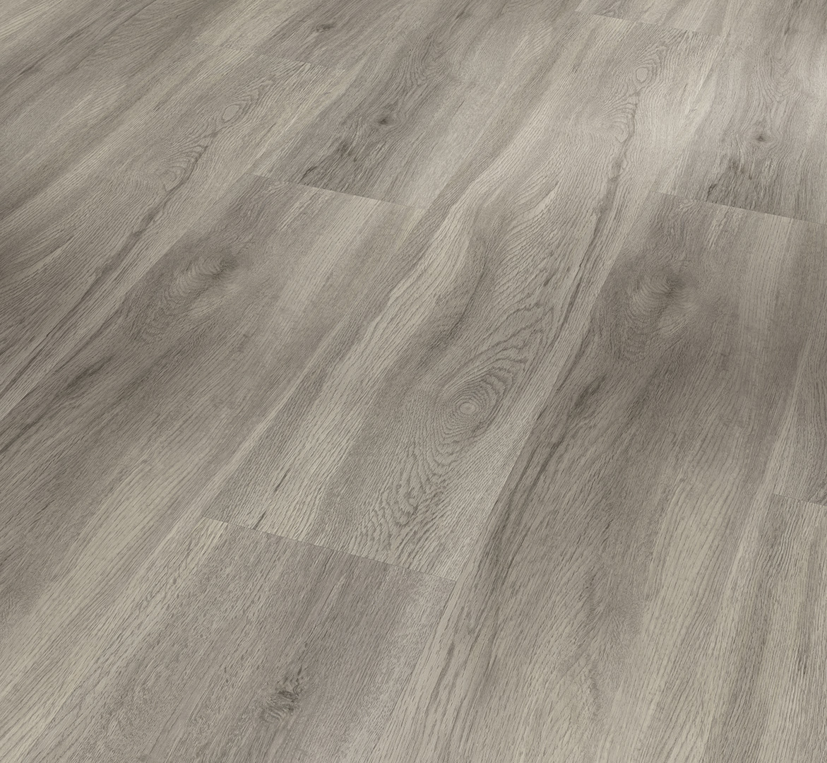 PARADOR Klebe-Vinylboden Eiche pastellgrau Landhausdiele Gebürstete Struktur | Basic 2.0 | 18 m²-4014809192428