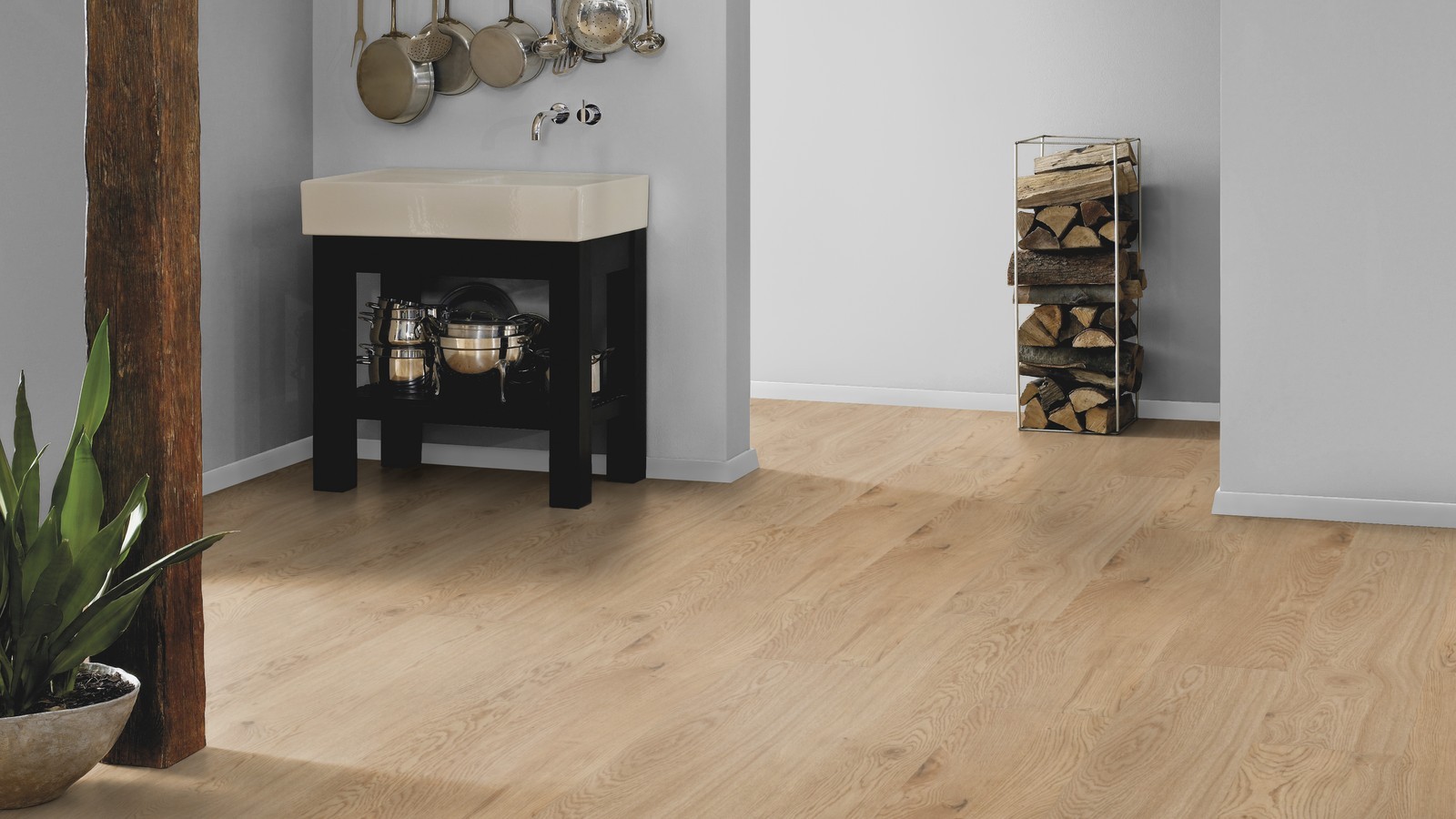 TER HÜRNE Vinylboden Eiche Dublin braun Lange Landhausdiele G02 | Bright Choice Compact-4012853128530
