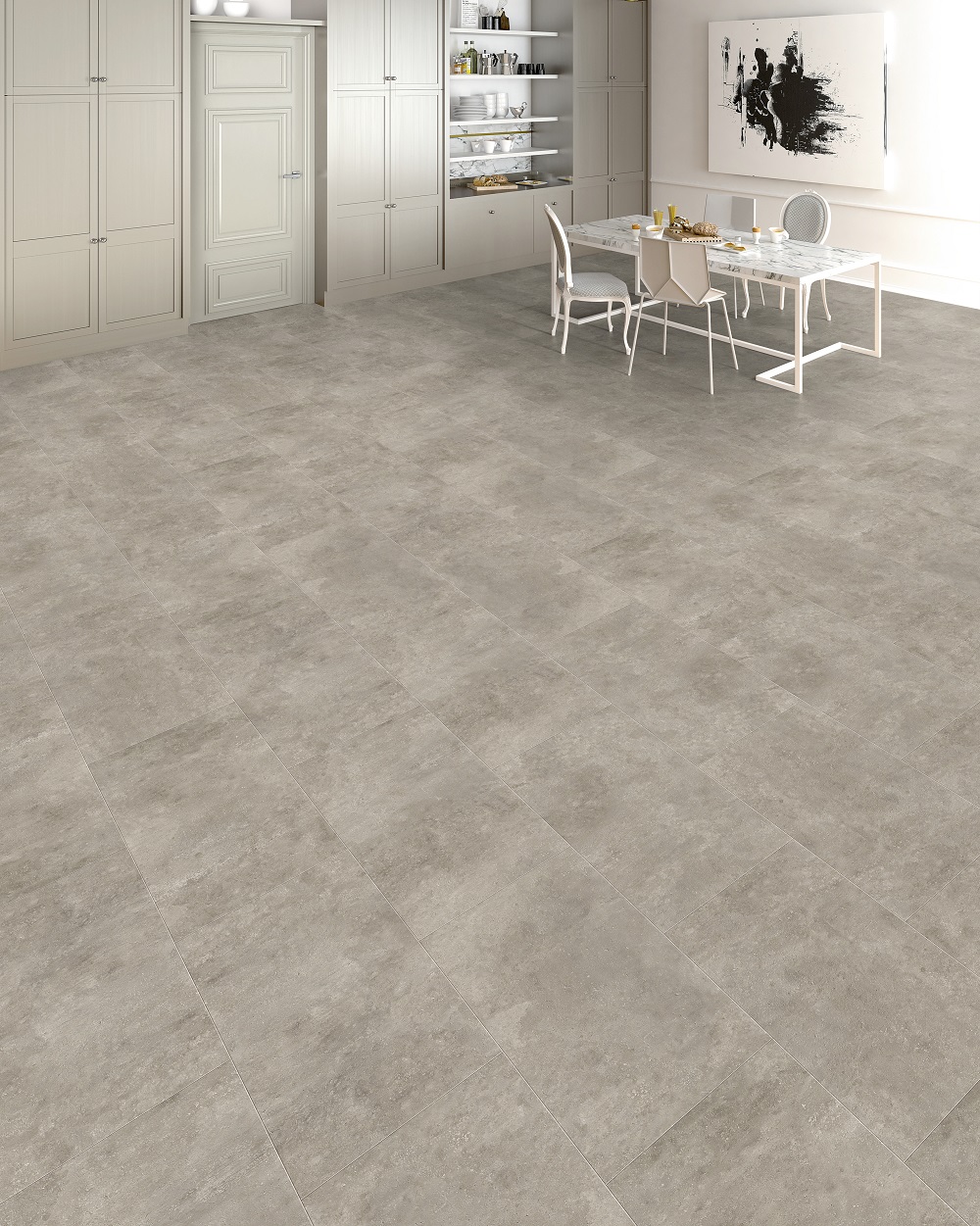HARO Designboden Piazza 4V Sichtbeton greige Steinstruktur | DISANO Classic Aqua | 2. Wahl | 17,5 m²-4018427458775