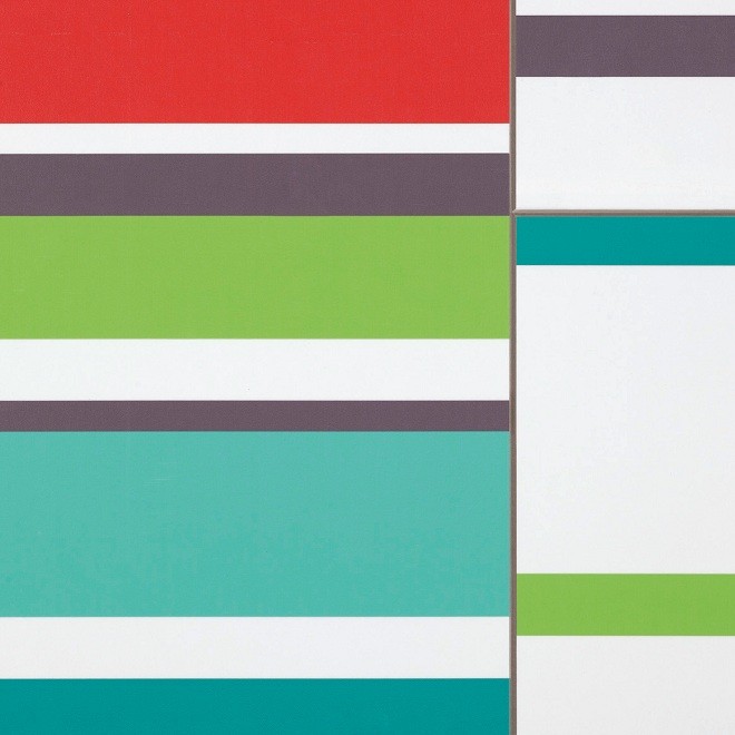 Stripes Turky-Green 250 Format Design: 12,0 m²-
