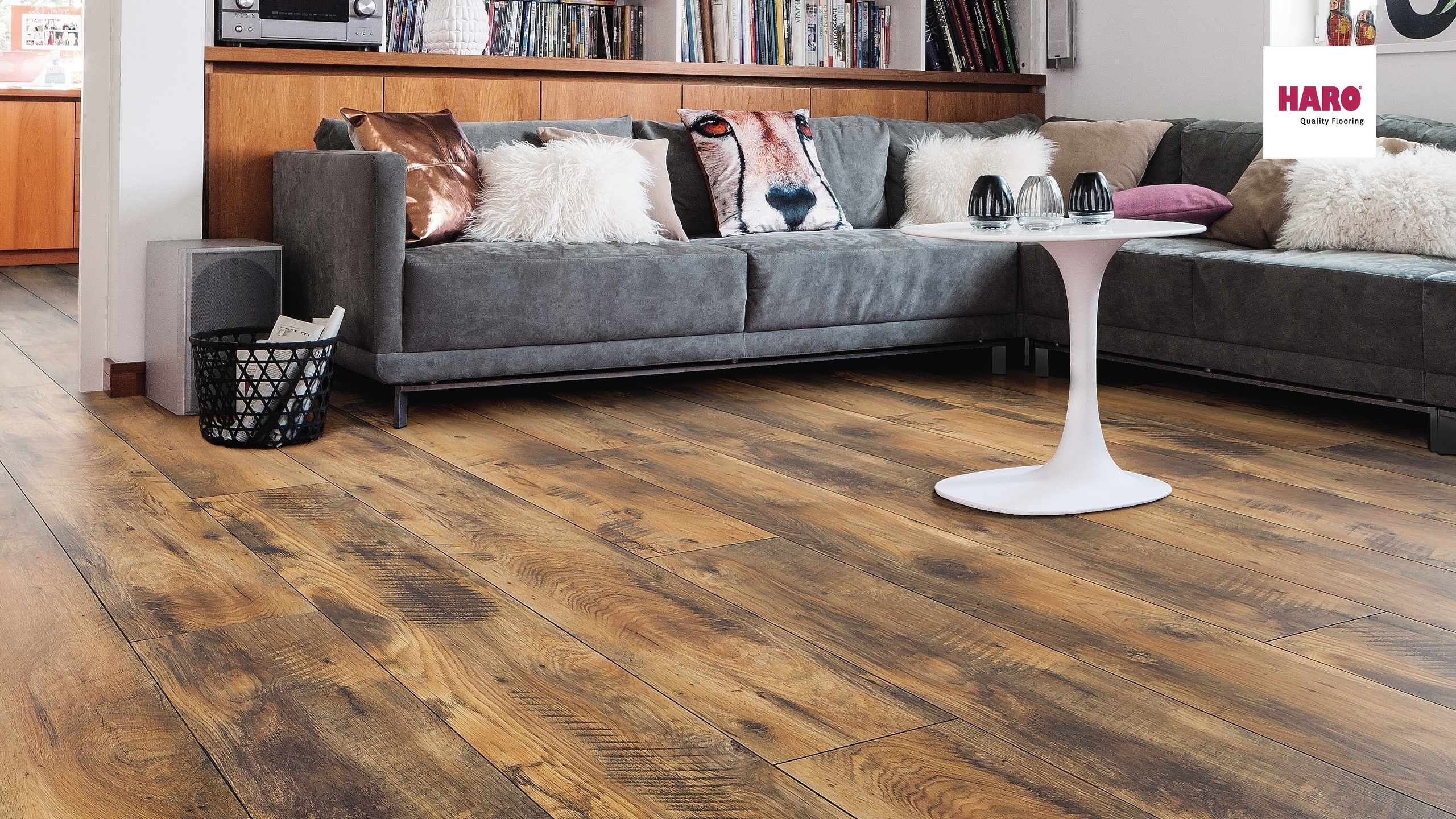 HARO Laminat Eiche Altholz strukturiert matt Landhausdiele | Tritty 100 Gran Via | 2.Wahl | 23 m²-4018427325794