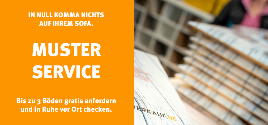 Versandtaschen für den Muster-Service