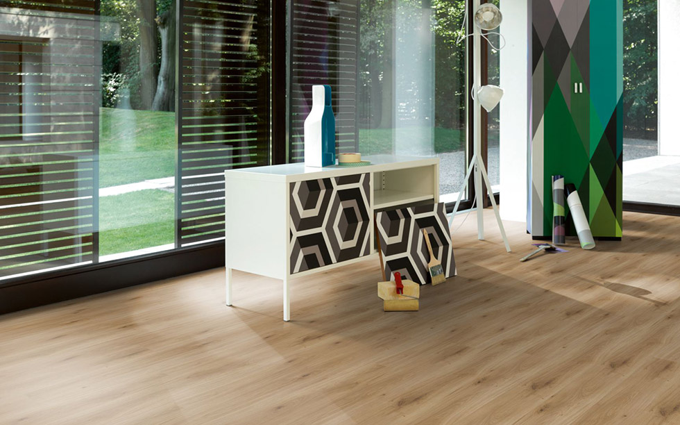 PARADOR Laminat Eiche Horizont natur Landhausdiele Seidenmatte Struktur | Basic 400 | 6 m²-4014809170396