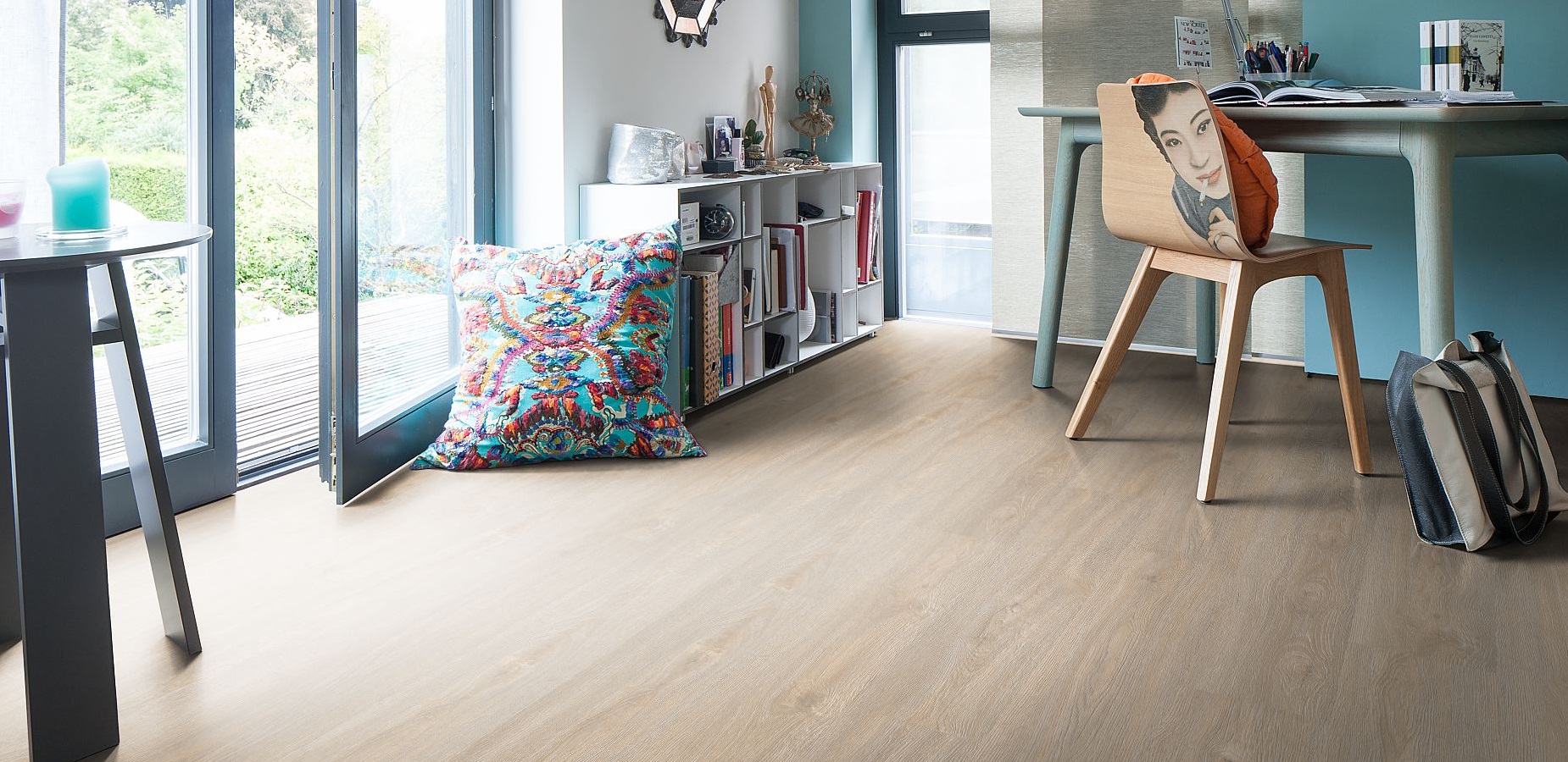 HARO Designboden Kalkeiche hell Landhausdiele 4-seitige V-Fase | Living | 16 m²-4018427386375