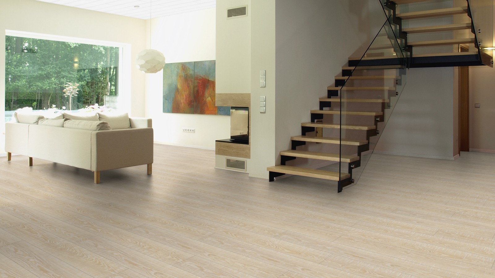 TER HÜRNE Vinylboden Eiche Sylt beige Landhausdiele | Bright Choice | 16 m²-4012853110757
