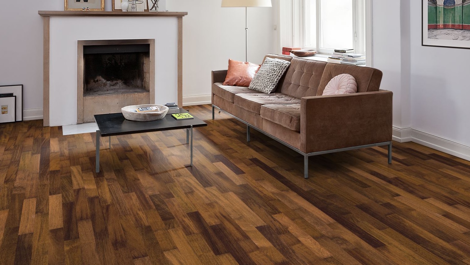 PARADOR Parkett Iroko Schiffsboden 3-Stab lackversiegelt matt | 2.Wahl | 14 m²-