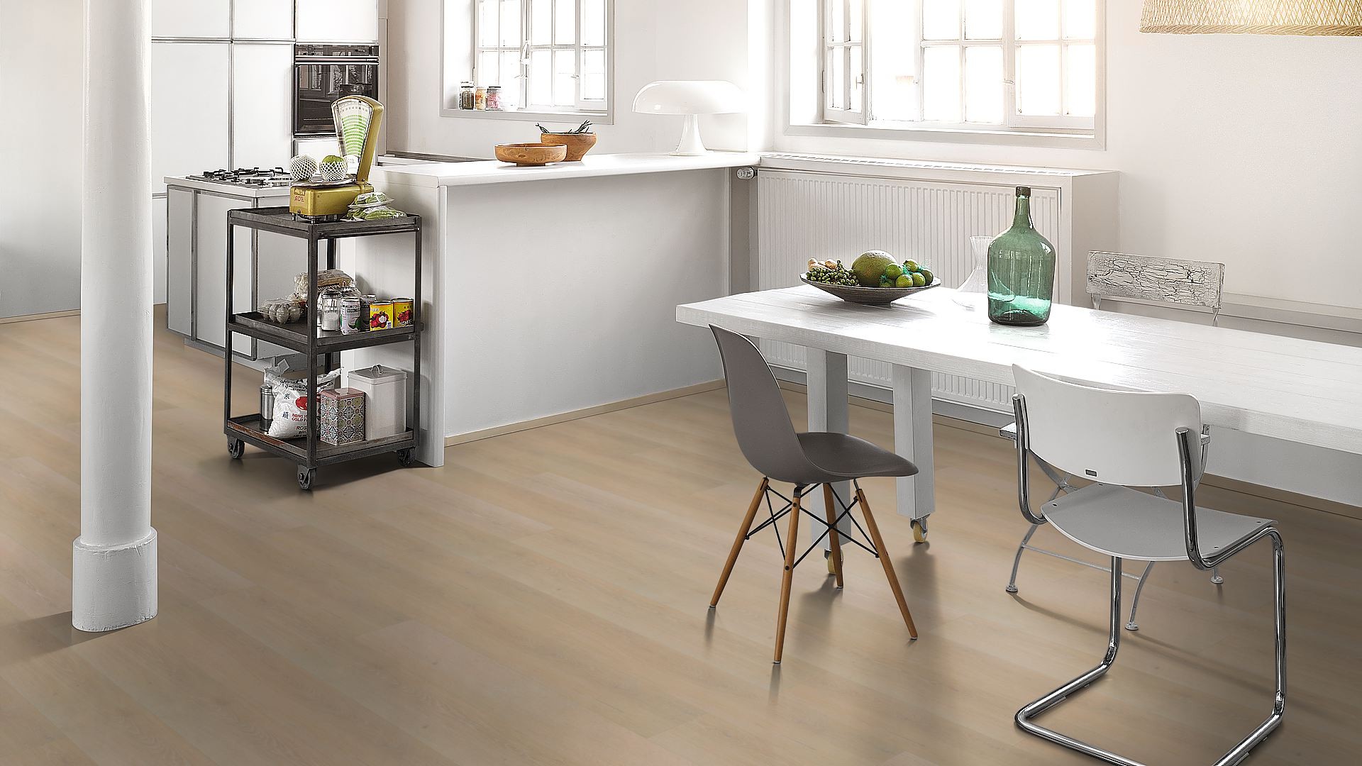 PARADOR Vinyl Eiche Skyline perlgrau Holzstruktur | Trendtime 6.30 | 14 m²-4014809172192 guenstig bei bodenverkauf.de kaufen PARADOR Vinyl Eiche Skyline perlgrau Holzstruktur | Trendtime 6.30 | 14 m²-4014809172192