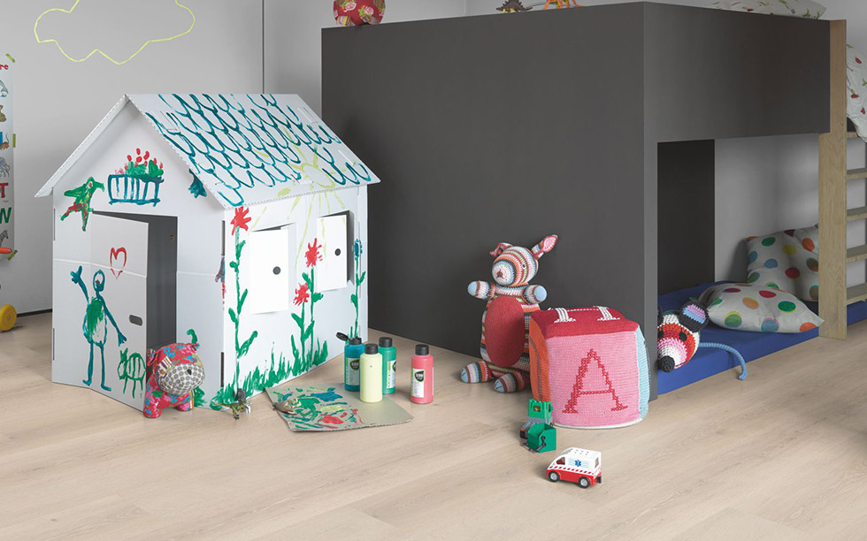 PARADOR Vinylboden Eiche Skyline weiß Schloßdiele Holzstruktur 4-seitige Fase | Basic 30 | 28 m²-4014809191698