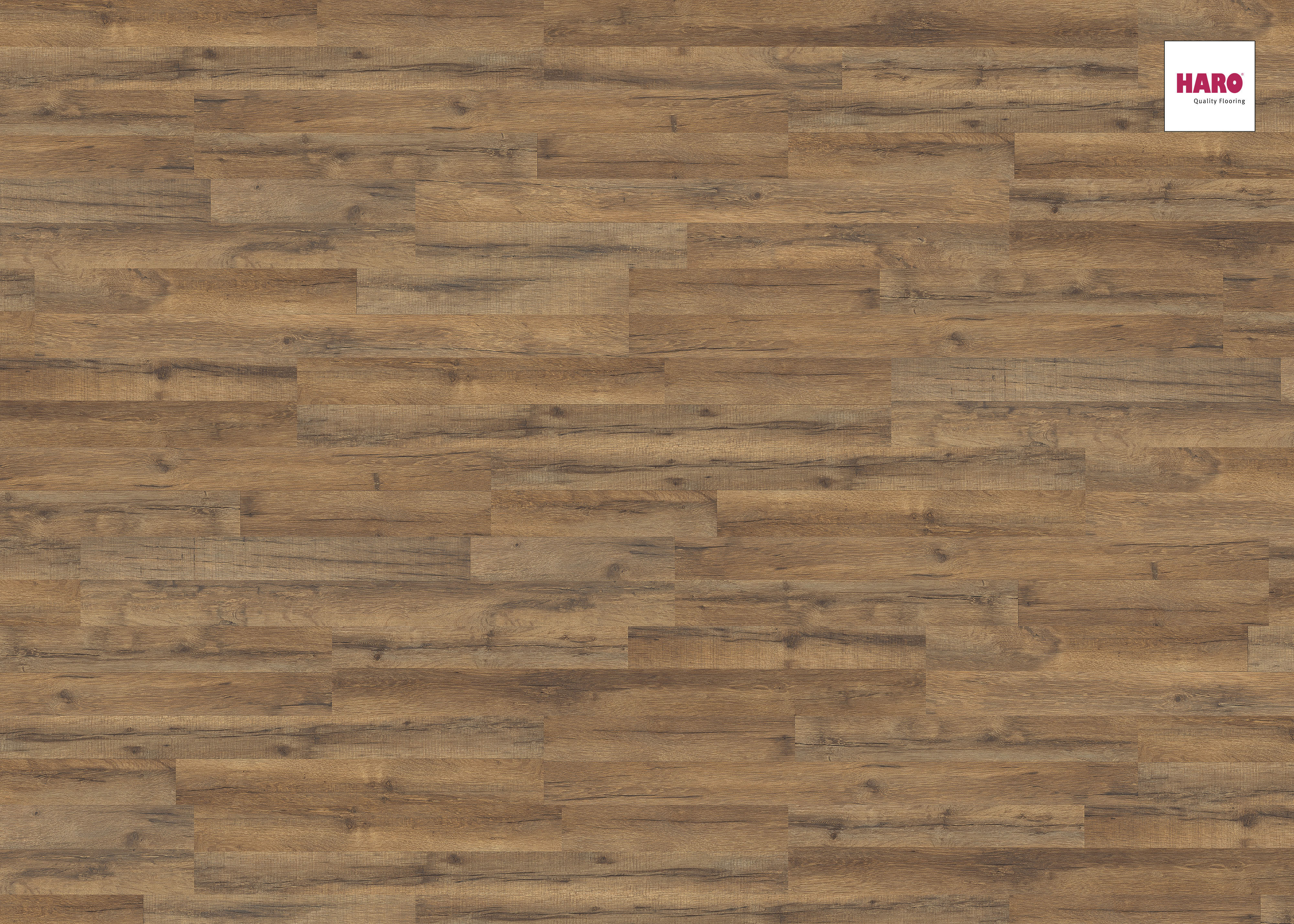 HARO Laminat Eiche Jubile stukturiert matt 2-Stab | Tritty 100 | 15 m²-4018427390549
