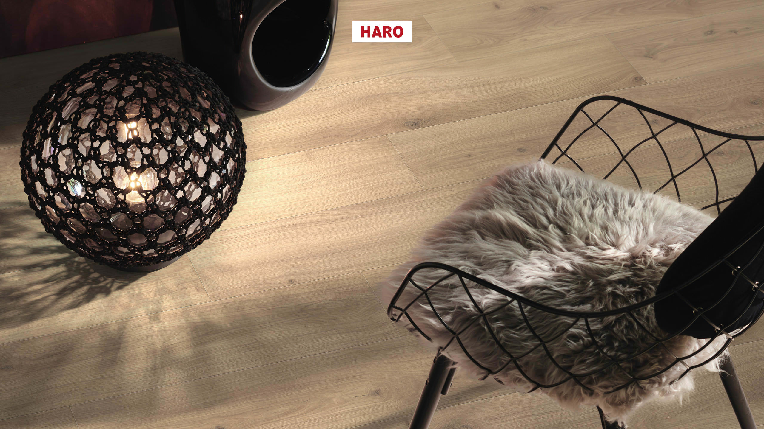 HARO Laminat Eiche Emilia puro Landhausdiele 4V | Tritty 200 Aqua | 2.Wahl | 19,5 m²-4018427458270