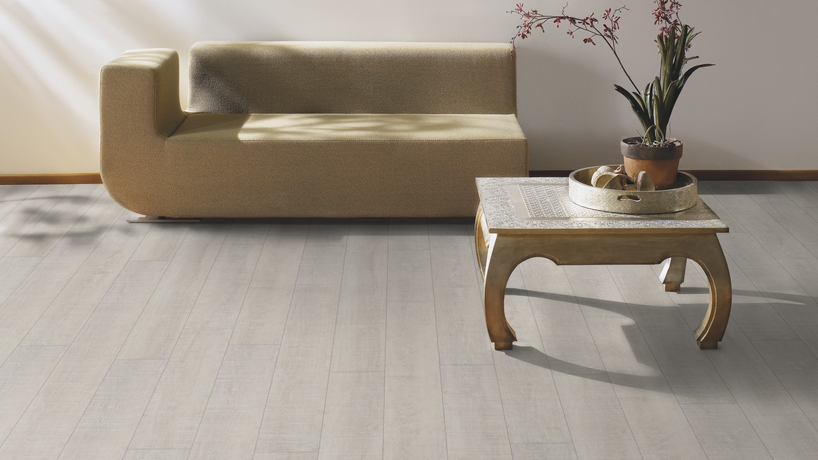 TER HÜRNE Vinylboden Eiche Halmstadt weiß Landhausdiele | Pure Choice-4012853110825