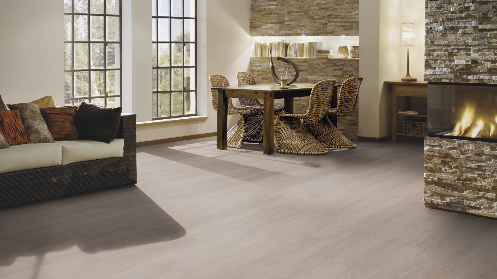 TER HÜRNE Vinylboden Eiche Oslo braun Landhausdiele F07 | Pure Choice Perform | 8 m²-4012853140983
