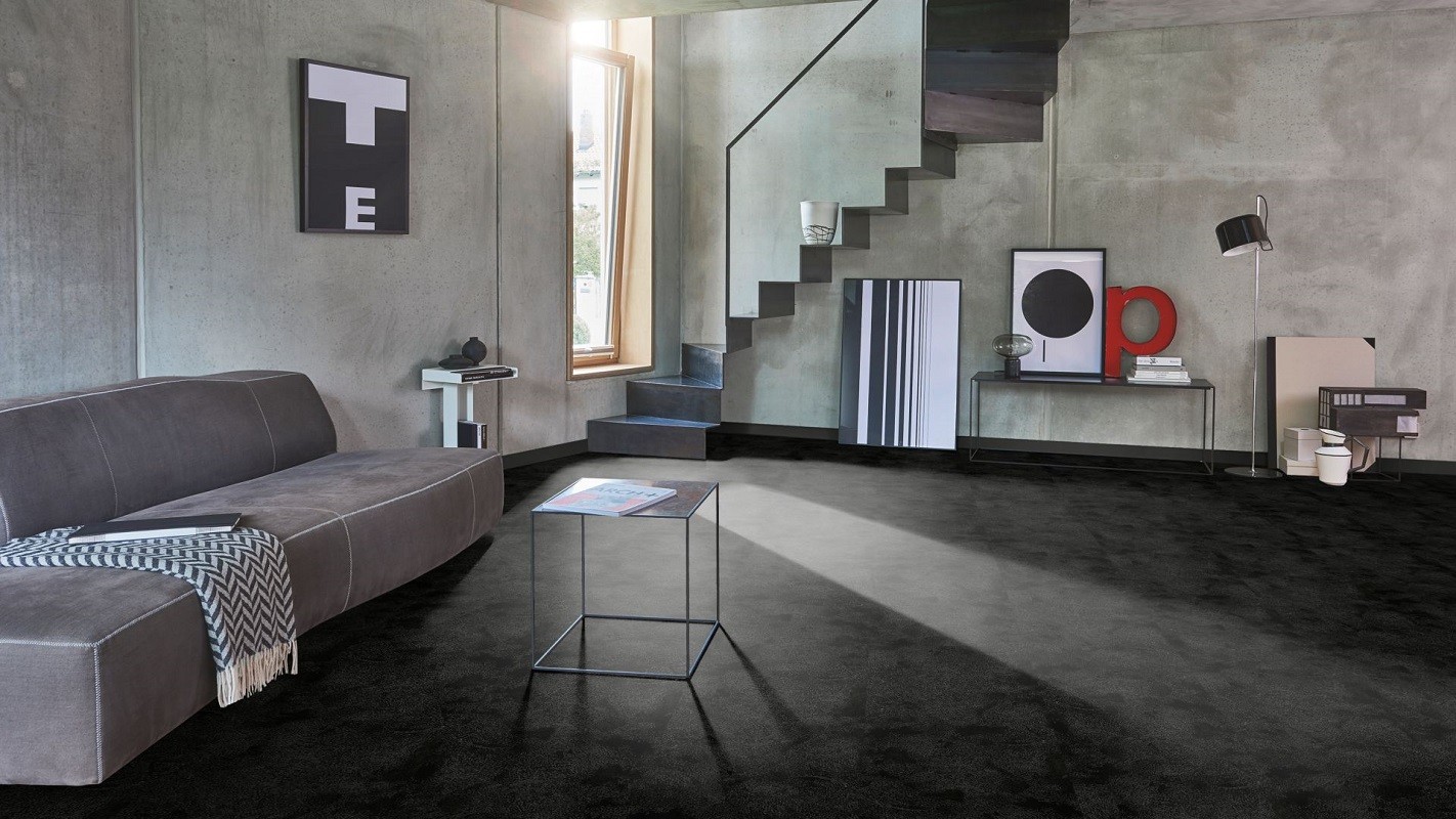 PARADOR Laminat Painted black Steinstruktur 4-seitige V-Fuge | Trendtime 4-4014809171782