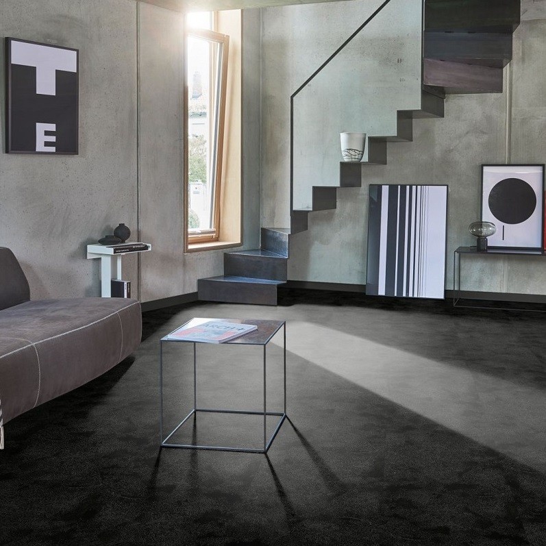 PARADOR Laminat Painted black Steinstruktur 4-seitige V-Fuge | Trendtime 4-4014809171782
