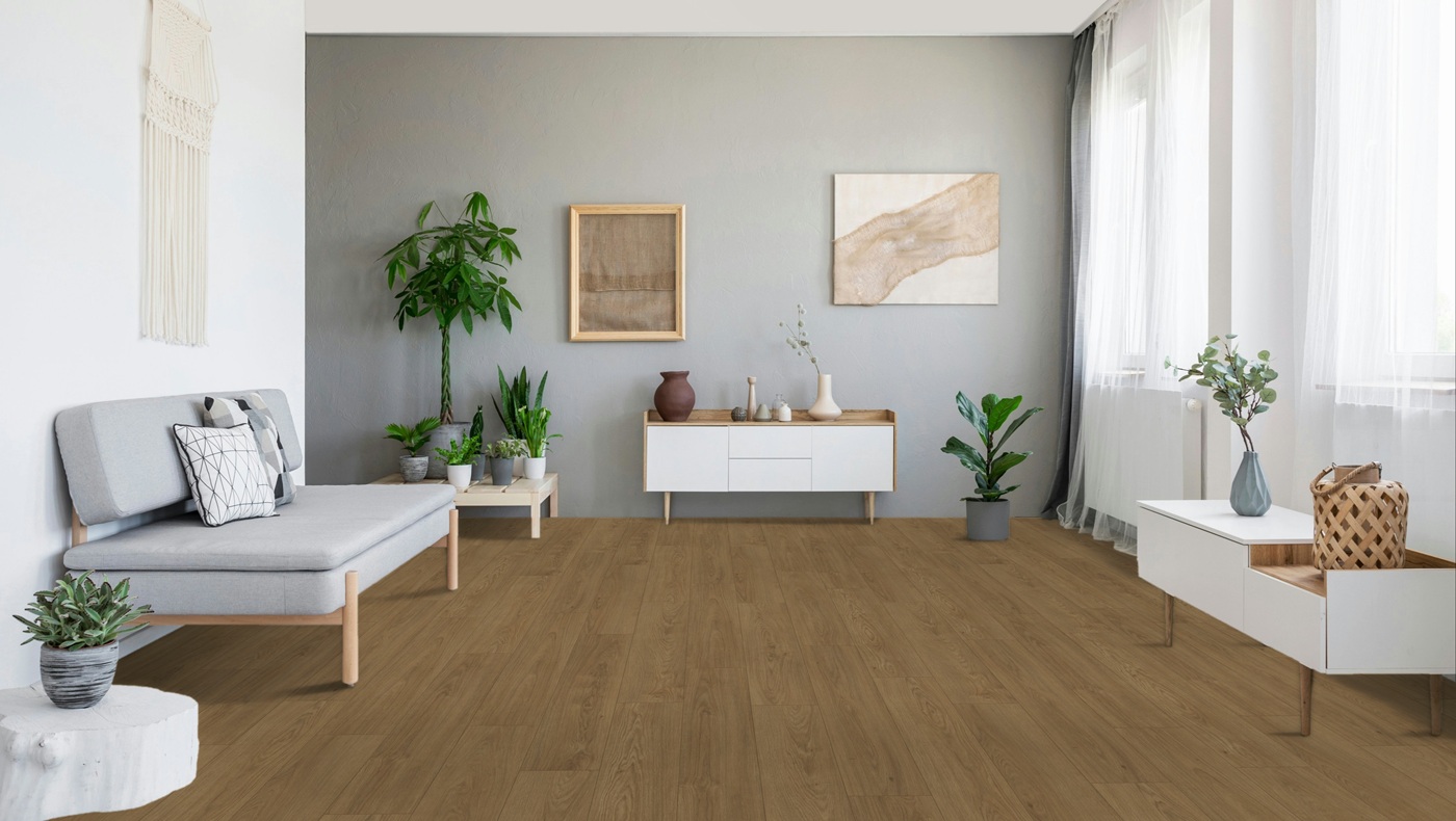 PARADOR Laminat Eiche Mont Blanc braun Landhausdiele Holzstruktur 4-seitige V-Fuge | Classic 1050-4014809268703 guenstig bei bodenverkauf.de kaufen PARADOR Laminat Eiche Mont Blanc braun Landhausdiele Holzstruktur 4-seitige V-Fuge | Classic 1050-4014809268703