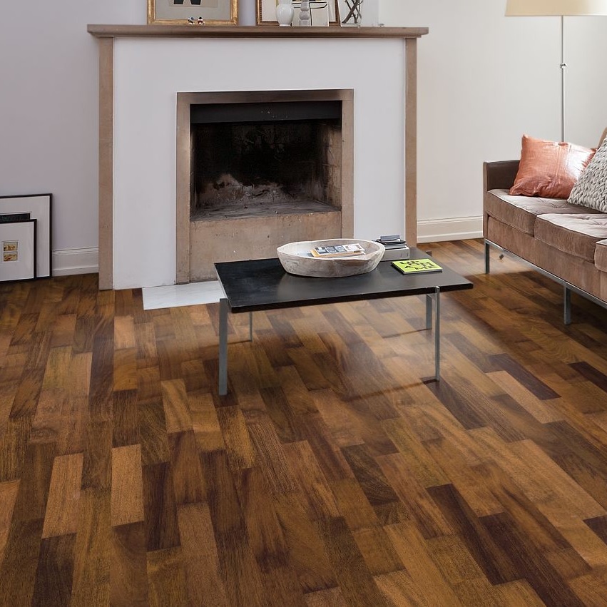 SCHÖNER WOHNEN Parkett Iroko Schiffsboden 3-Stab lackversiegelt matt | 38 m²-4014809190813