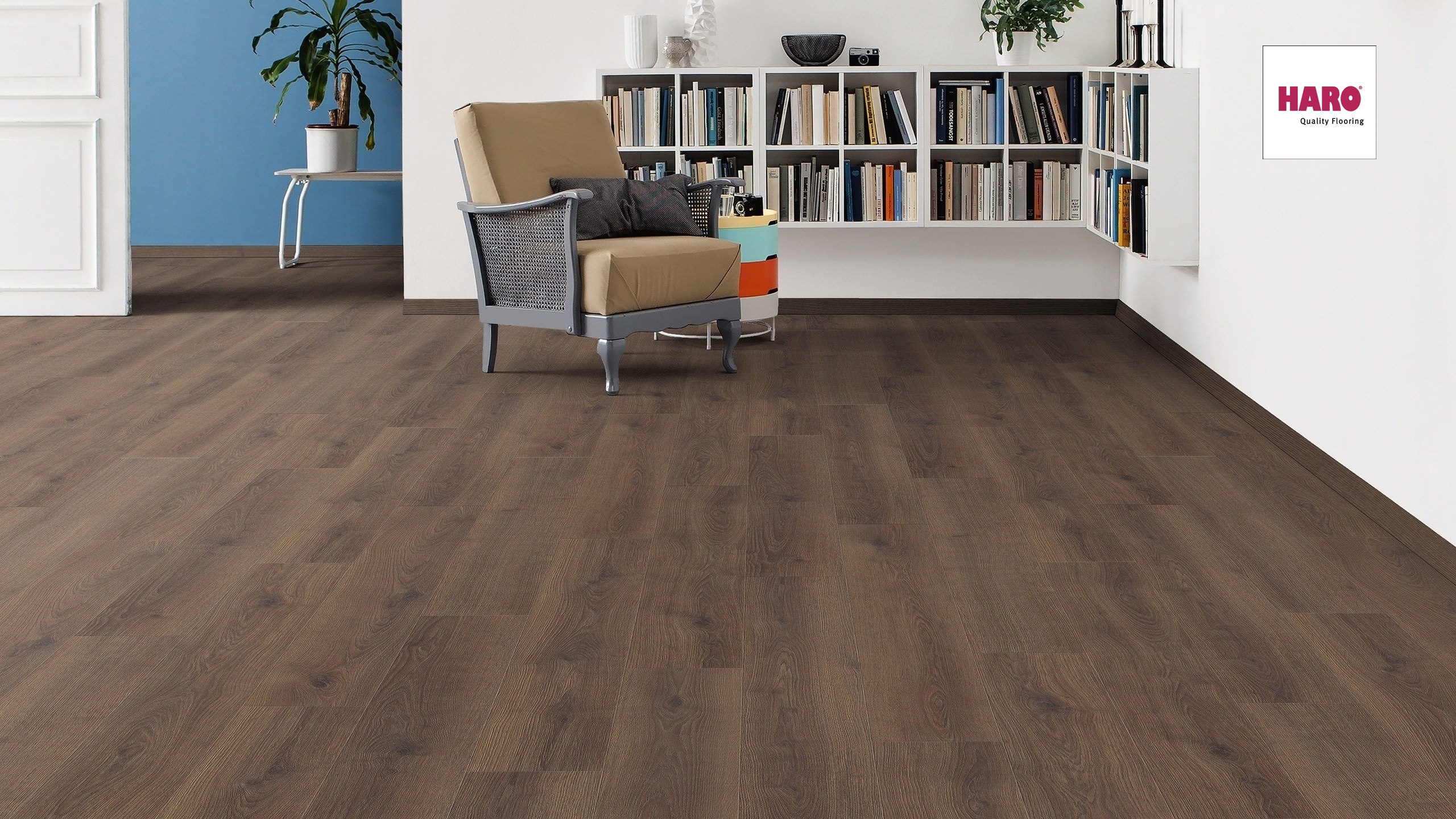 HARO Designboden Eiche Victoria geräuchert Landhausdiele 4V | DISANO WaveAqua | 2. Wahl-4018427471798
