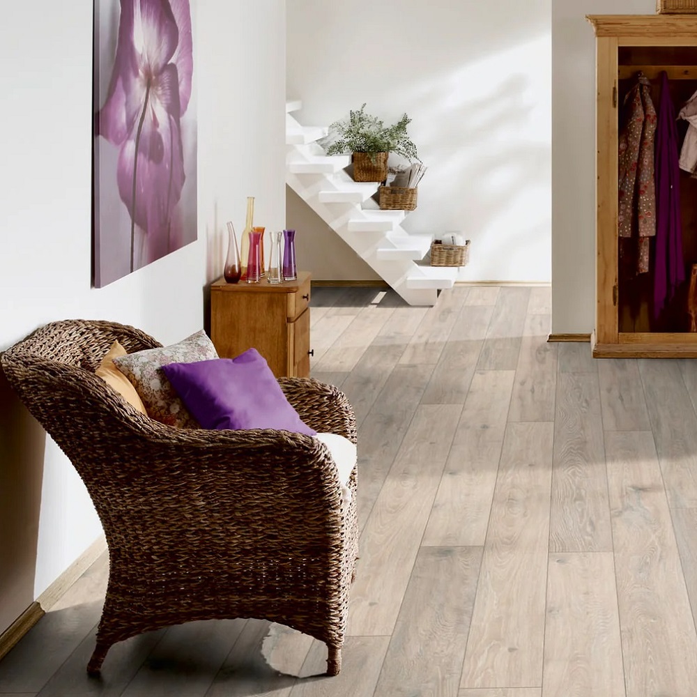 TER HÜRNE Laminat Eiche mondgrau Landhausdiele lang 4-seitige V-Fuge H01 | Grand Line-4012853095054