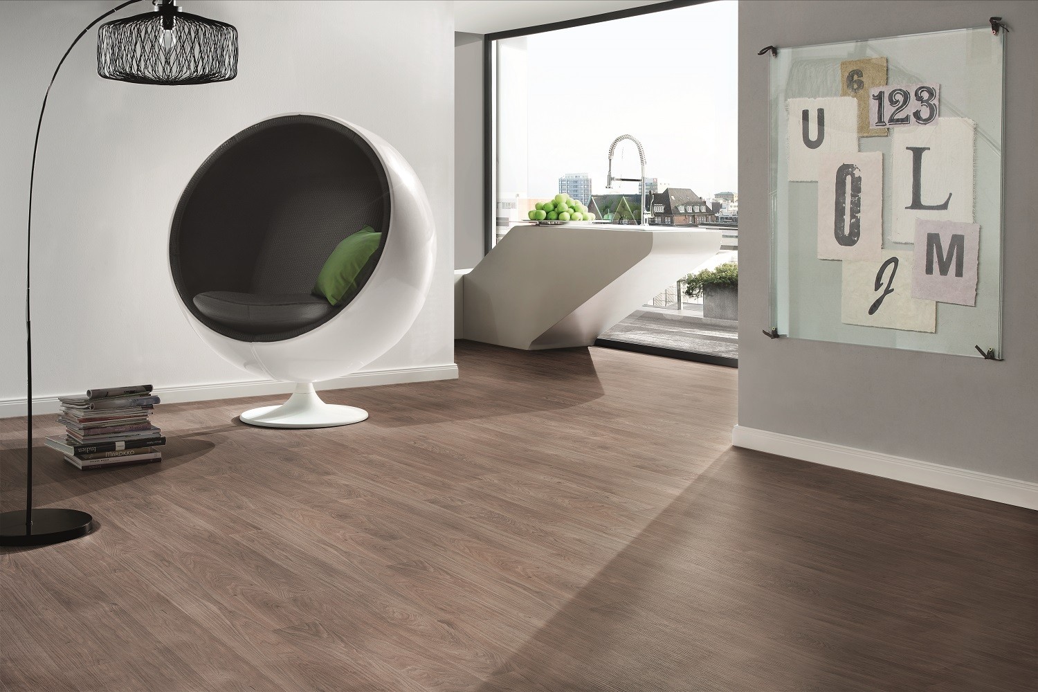 TER HÜRNE Laminat Walnuss cremegrau Landhausdiele 2-Stab | City Line | 32 m²-4012853083792