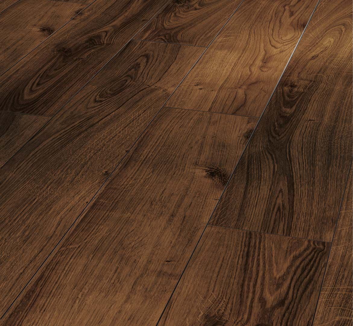 PARADOR Laminat Eiche geräuchert Landhausdiele 4-seitige V-Fuge | Classic 1050 | 24 m²-4014809153917