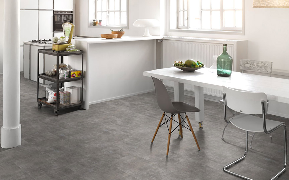 PARADOR Vinylboden Mineral grey Mineralstruktur 4-seitige Fase | Trendtime 5.50 | 7 m²-4014809174509