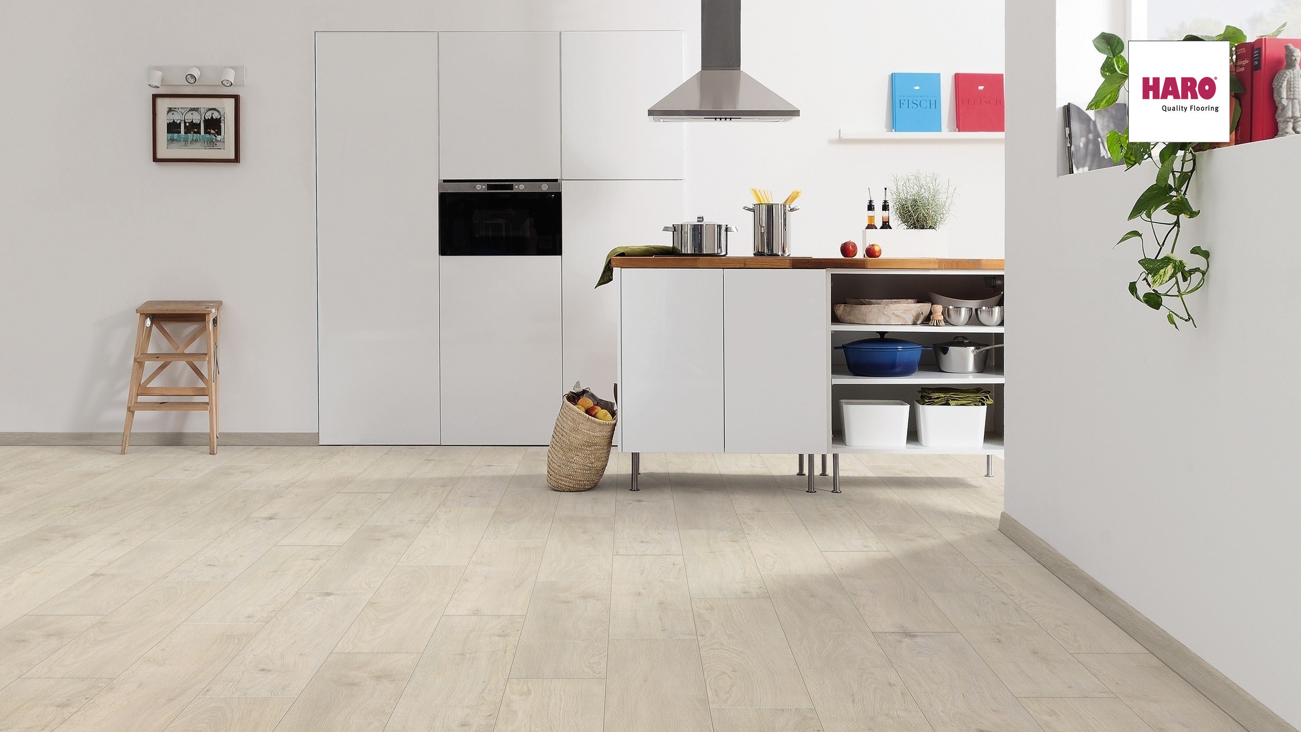HARO Laminat Eiche Sicilia weiß Landhausdiele 4V authentic matt | Sonderedition | 17 m²-4018427426200