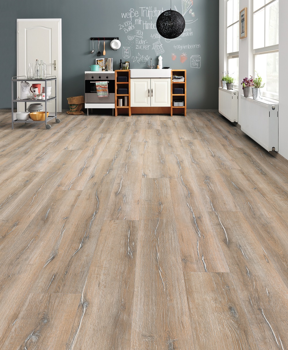 HARO Laminat Eiche Duna gekalkt authentic Landhausdiele | Tritty 100 Gran Via Sonderedition-4018427340261