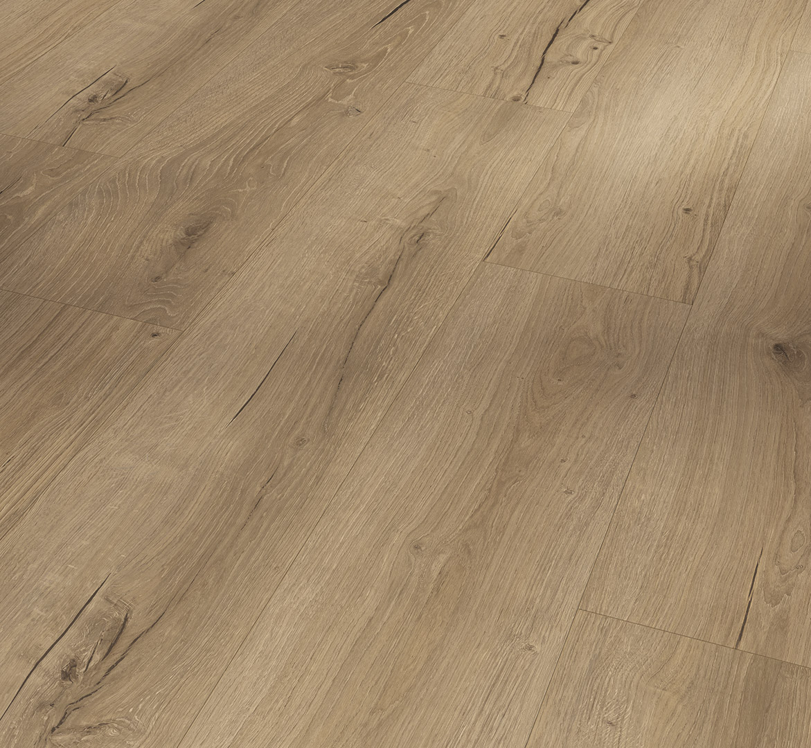 PARADOR Vinylboden Eiche Cambridge natur Landhausdiele Naturstruktur 4-seitige Fase | Basic 5.3-4014809268963