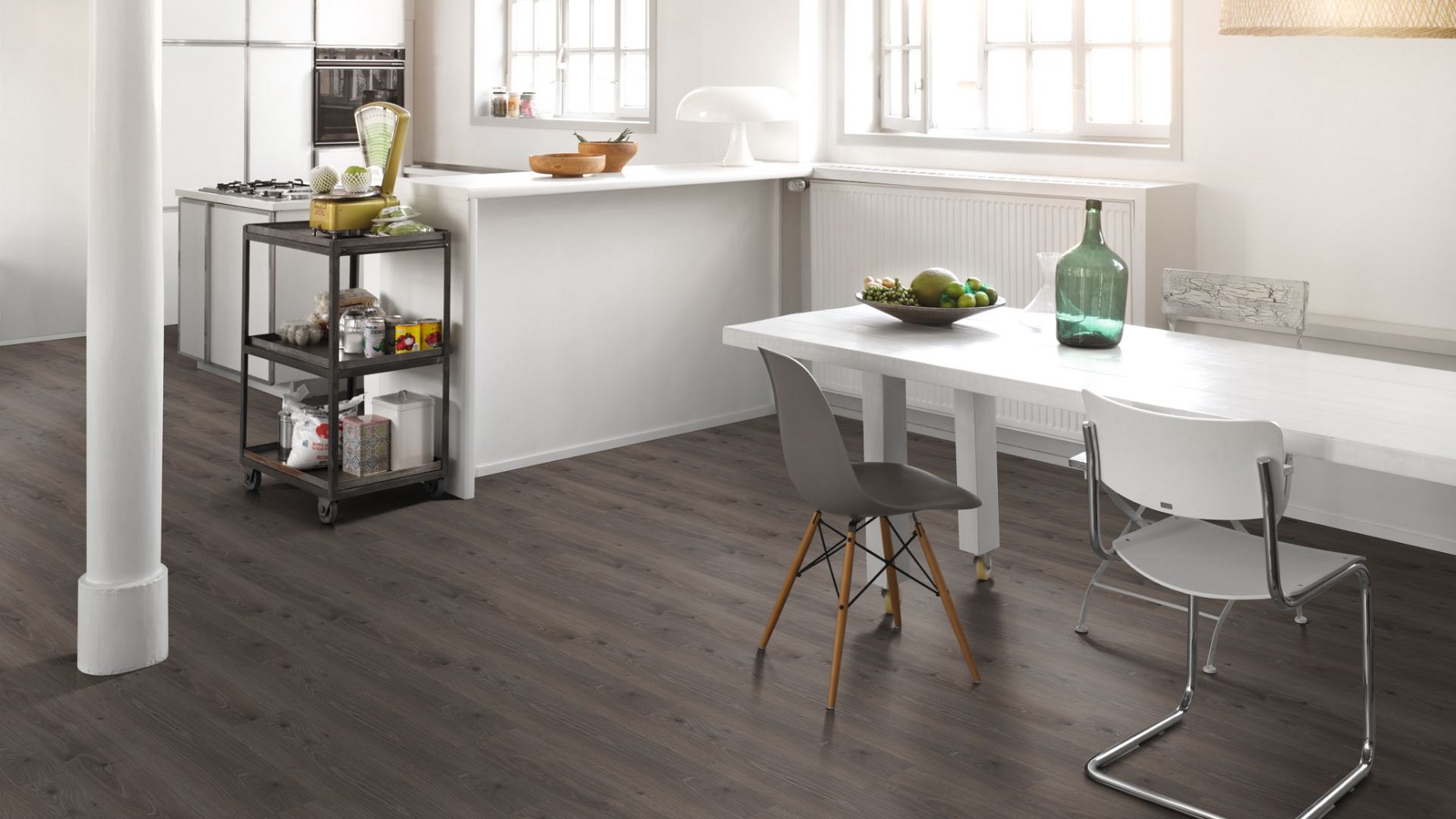 PARADOR Laminat Eiche geräuchert weiß geölt Landhausdiele | Basic 400 | 18,5 m²-4014809170426