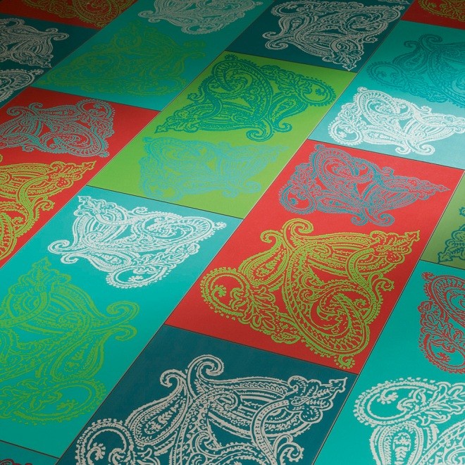Laminat Paisley Turky-Green | 250 Format Design | 22 m²-4011138483562