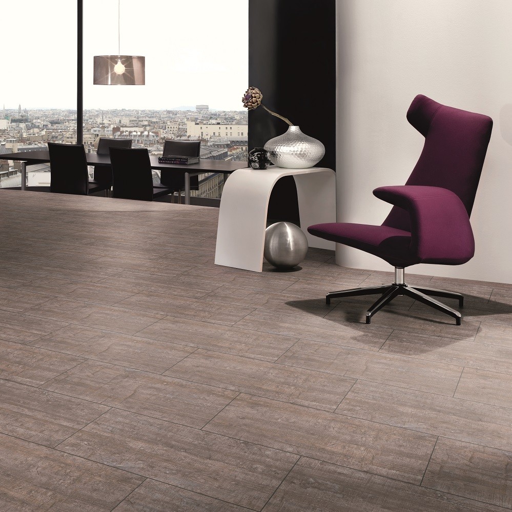 TER HÜRNE Laminat Travertin patina beigegrau Naturstein mit U-Fuge | City Line-4012853083747